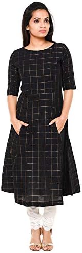 Women's Cotton Angrakha Kurta