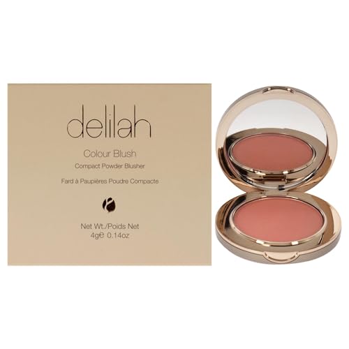 delilah - Compact Powder Blusher - Clementine - Light weight And Long wear - Fo…