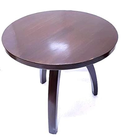 Detec Homze Wooden Round Shape End Table/Side Table/Coffee Table/Corner Table - 46 X 46 X 46 cms