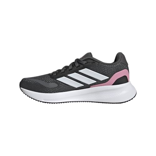 Unisex - Bambini e Ragazzi Runfalcon 5 Junior Shoes, Grey Six/Crystal White/Bliss Pink, 40 EU