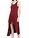 Tshirt Dress Beach Backless High Low Dresses for Women Sleeveless A-line Summer Shift
