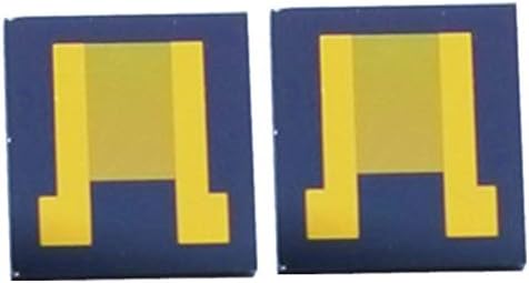 2 Pieces Interdigitated Electrode Array capacitance Monocrystalline Silicon Chip Gold Electrode (Small)