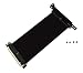 EZDIY-FAB New PCI Express PCIe3.0 16x Flexible Cable Card Extension Port Adapter,High Speed Riser Card,Fit with FD R6 Case(20cm-90 Degrees)