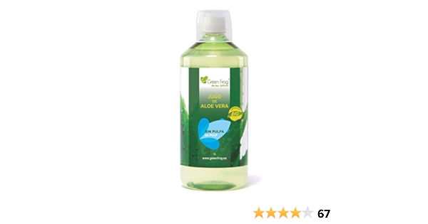 Green Frog Jugo de Aloe Vera Bio sin Pulpa - Aloe Vera 99,8 ...