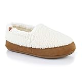 ACORN Women's Moc Slipper ,  Buff Popcorn,  Large/8-9 M US
