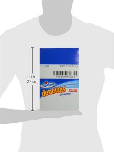 3 Hostess+Donettes+Donuts+Glazed+Ounce