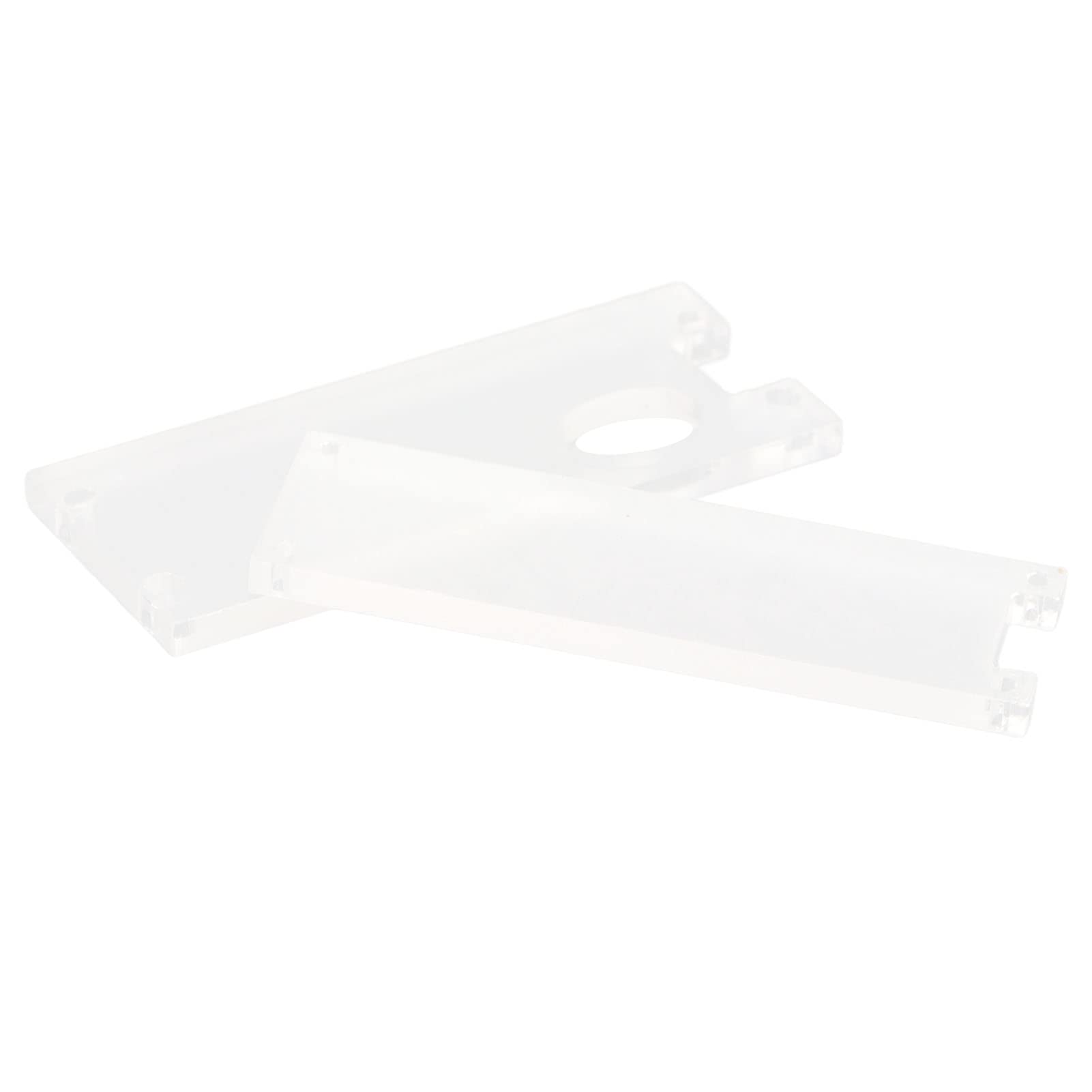 Shanrya Acrylic Case for Raspberry Pico - Transparent Protective Case with Acrylic Upper & Lower Boards for Office and Home Use