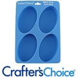 Silicone Soap Mold, GLOSSY Basic Oval 1606