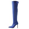MissHeel-Womens-Stretch-Thigh-High-Socks-Pointed-Toe-High-Heel-Over-The-Knee-Boots