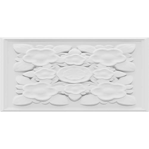 Ekena Millwork ROSC100X050JLNUF 10" W x 5" H x 7/8" P Large Jumbo Jalen Rosette…