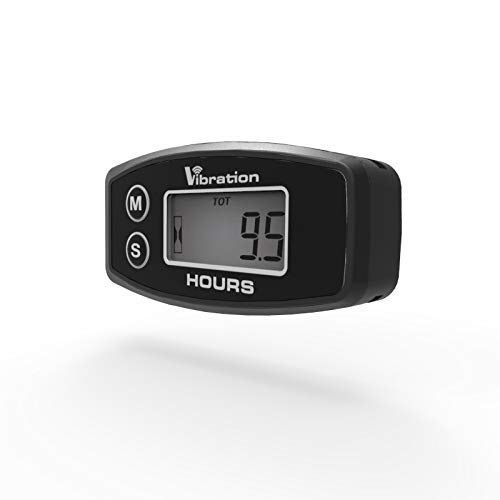 Jayron JR-HM015B LCD Wireless Hour Meter,Digital Vibration Hour Meter,for All Vibrating Machine,Air Compressor,Generator,Jet ski,Lawn Mower, Motocycle,Chainsaw and Other Small Engines (Black-015B) - Thumbnail 2