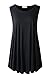 LARACE Tank Tops for Women Plus Size Sleevelss Tunic Casual Summer Clothes Swing Shirts for Leggings (3X, Black)