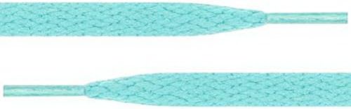 Pixel Shoestring - Flat Athletic Shoe Lace 45 inch Canvas Sneaker Shoelaces Unisex Strings Color Mint