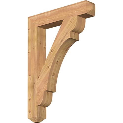 5 1/2"W x 34"D x 46"H Olympic Craftsman Smooth Bracket, Western Red Cedar