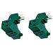 Right Angle Wall Tap - 3-Outlet Splitter - Ul Listed - Behind Furniture (2pc) primary