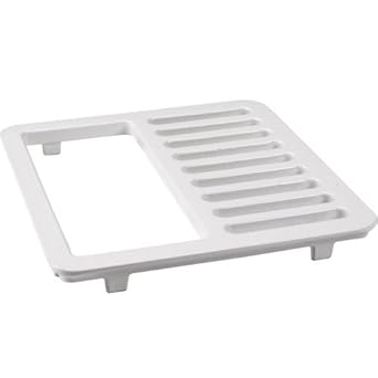 Zurn Jp2375 H Cast Iron Enameled Half Grate For The Fd2375 Floor