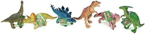 Squeeze Toys! Dinosaur Simulating Reality Virtual, Soft Rubber, Suitable for Hands of Children (6 Piece, 6")