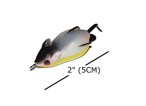 Piedrunner Angelköder, 5 x Maus, Kunstköder, Fischköder, 5 x Maus – Bild 3