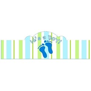 It’s a BOY! (Baby Feet) 20 Pack of Self-Adhering Cigar Bands / Labels
