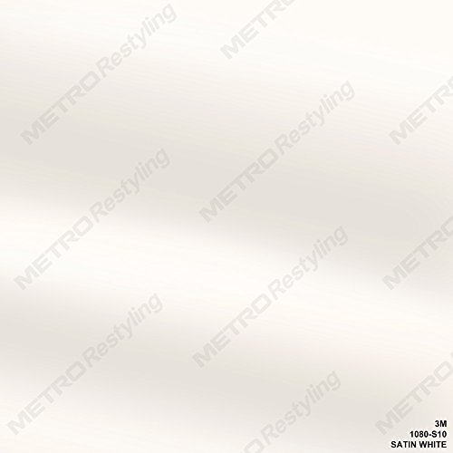 3M 1080 S10 SATIN WHITE 5ft x 1ft (5 Sq/ft) Car Wrap Vinyl Film