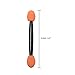 G2PLUS 100 PCS Disposable Dual Sided Oval Sponge Tipped Makeup Eyeshadow Brush Applicator Tool