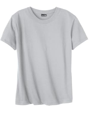 Hanes Womens 4.5 oz., 100% Ringspun Cotton nano-T T-Shirt (SL04) ASH