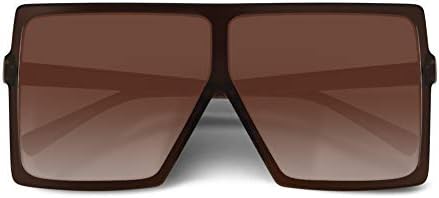CHAUOOUltralight Square Oversized Sunglasses Classic Fashion Style 100% UV Protection for Women Men