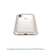 Speck Products iPresidio V-Grip iPhone Xs/iPhone X Case, Clear with Gold Glitter/Calfskin Brown