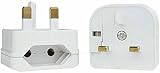 Mr.Gadget's Solutions 5A EU to UK Plug Converter 2 to 3 Pin White view 7