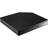 LG Electronics Portable 8x Slim DVD+/-RW External Drive with M-DISC Support, Black (GP30NB30)