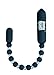 Pure Love Flexible Vibrating Anal Beads with 7 Functions, Grey Color, Adult Sex Toy