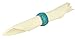 Shalinindia Handmade Napkin Ring Set of 6 Turquoise Glass Beaded Napkin Holders - 1.5 Inch in Size - for Wedding Party Decoration
