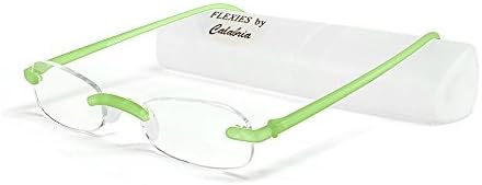 Calabria Reading Glasses - 715 Flexie in Celery +1.75