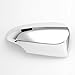 Replacement for Corolla E170 Pair of Exterior Side Door Mirror Covers (Chrome)