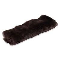 ANDALUS Seat Belt Covers for Adults and Kids, Authentic Sheepskin Merino Wool, Brown