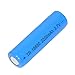 18650 Battery 3.7V 2200mAh Performance Li-ion Rechargeable Batteries Flat Top Battery for Outdoor LED Flashlight Torch - Pack of 4, Blue