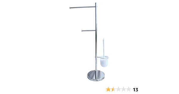 MSV 141308 TOALLERO A 2 Ramas DE Acero Cromado + ...