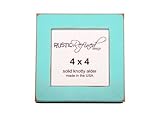 4x4 Square Picture Frame with One Inch Border (Gallery Collection) - Turquoise