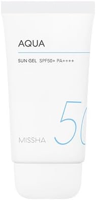 MISSHA All Around Safe Block Aqua Sun Gel, Mild, Essence, Daily, Waterproof Sun (Aqua Sun Gel)