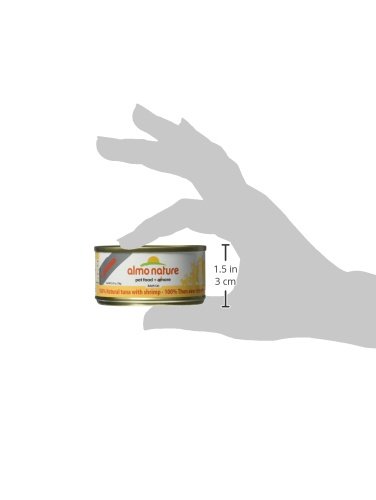 ALMO NATURE HQS NATURAL WET CAT FOOD TUNA AND SHRIMP IN BROTH 2.47 OZ