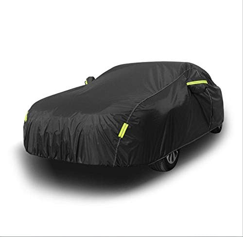 HRFHLHY C260, C200, C180, E320, E300, E200, Double-layer waterproof Mercedes-Benz car cover: S600, S500, S450, S400, S350, C300, S320,Black,C200