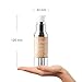 100% PURE Healthy Foundation Full Face Coverage Makeup, Liquid Matte Finish with Anti-Aging Benefits - Vegan Gorgeous Fruit Pigmented Golden Peach Color (Medium Tan with Warm Undertone) - 1 Fl Oz