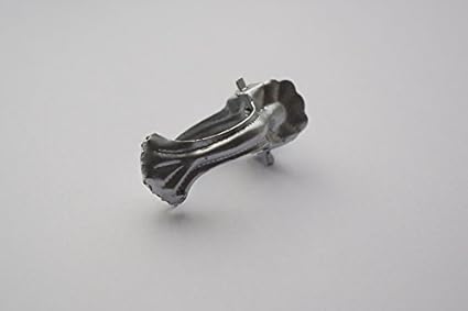 Cafe Curtain Clips For Voile O16mm Chrome Silver Pack Of 10