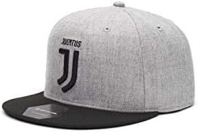 FI COLLECTION Juventus Tie Breaker Snapback Gray, Black