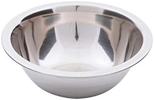 Tezzorio3/4 Quart Stainless Steel Mixing Bowl, (0.75 Qt.) Medium Weight, Polished Mirror Finish Flat Base Bowl, Mixing Bowls/Prep Bowls