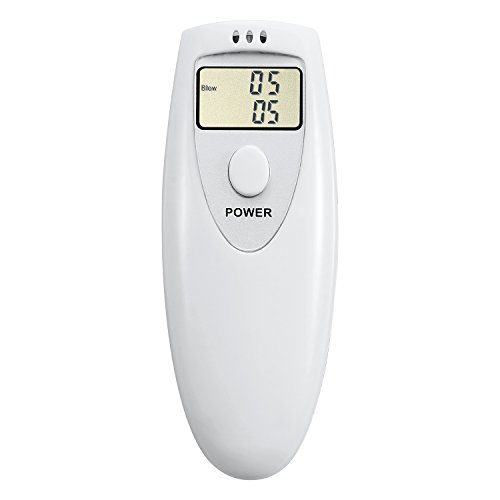 GDbow Breathalyzer Portable Digital Alcohol Tester for Personal Use -White - Thumbnail 6