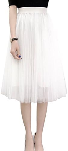 promdressesolWomen's A Line Knee Length Tutu Tulle Prom Party Dance Skirt