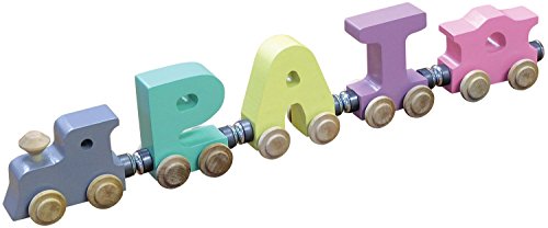 3 Letter Pastel NameTrain - Made in USA