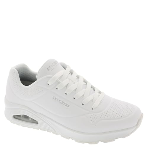Skechers Men's Uno-Stand on Air Sneaker, White/White, 11.5 Wide