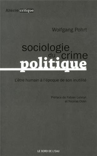 Sociologie du crime politique